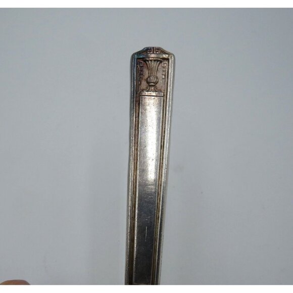 Holmes & Edwards Cake Pie Server Silver Plate Ornate Handle Stainless Blade - Picture 6 of 7